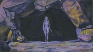 Sortie de la grotte, Brigitte Moreau Serre